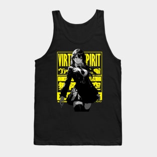 Cyberpunk Anime Vaporwave Japanese Girl Streetwear Aesthetic Tank Top